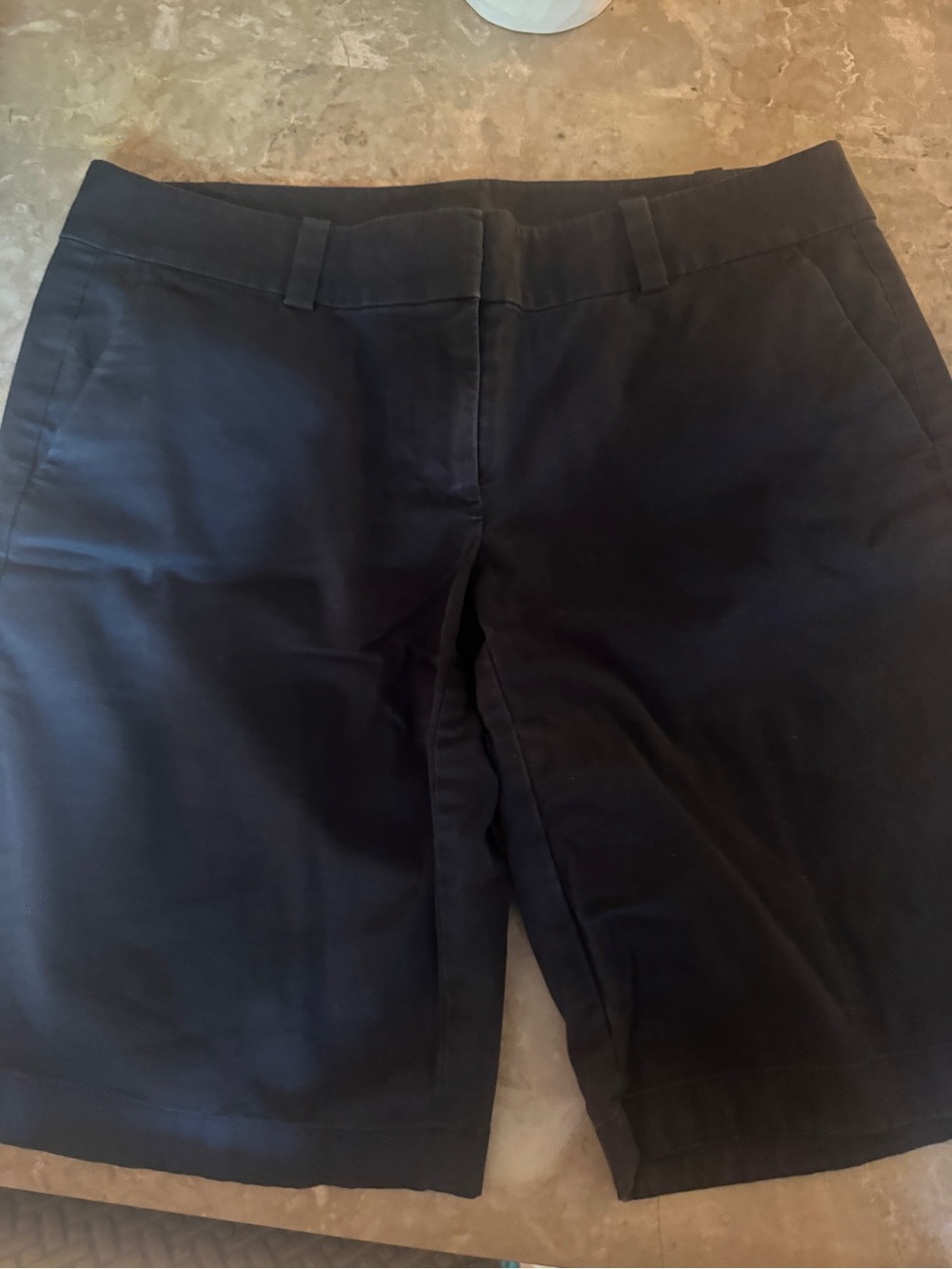 Ann Taylor Classic Black Bermuda Shorts